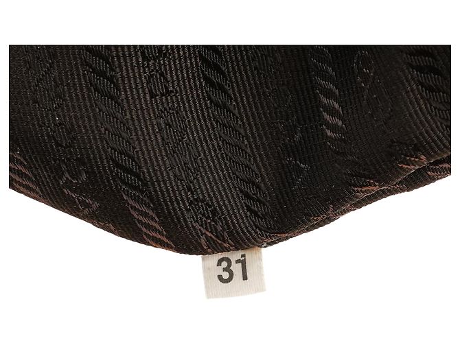Prada Saco Tote Green Tessuto Nylon Key-Lock - vista 14
