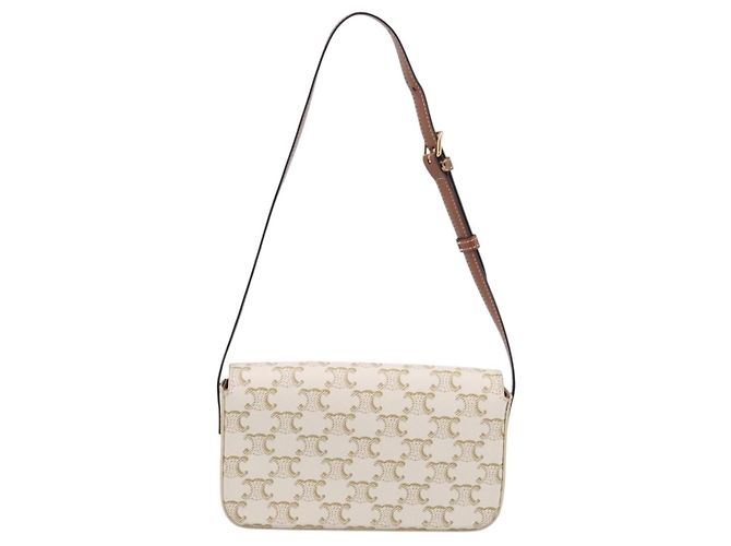 Céline Celine Triomphe East-West Triomphe Coated Canvas - vista 2