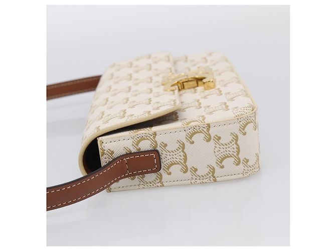 Céline Celine Triomphe East-West Triomphe Coated Canvas - vista 3