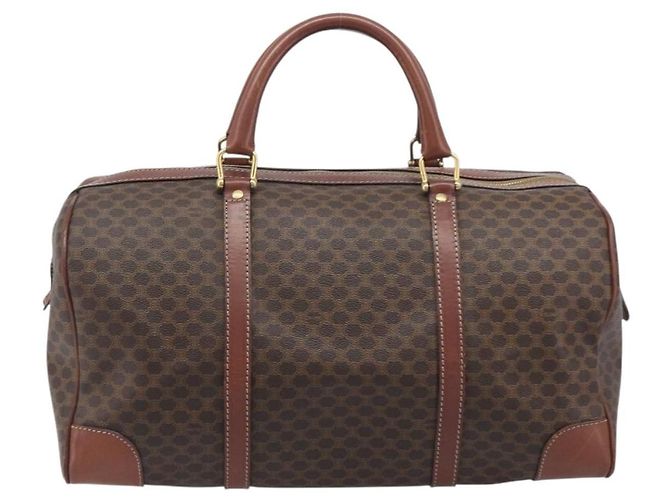 Céline Celine Vintage Duffle Macadam Coated Canvas Large - vue 2