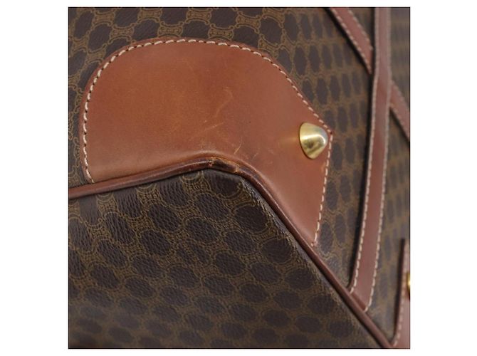 Céline Celine Vintage Duffle Macadam Coated Canvas Large - vue 7
