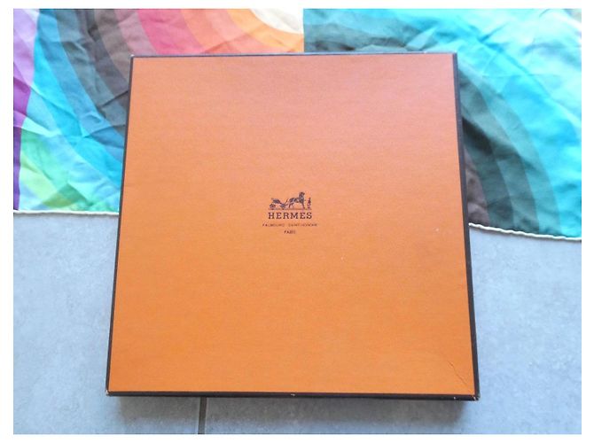 Hermès Carré Marcelina 90x90 en seda multicolor - vista 12