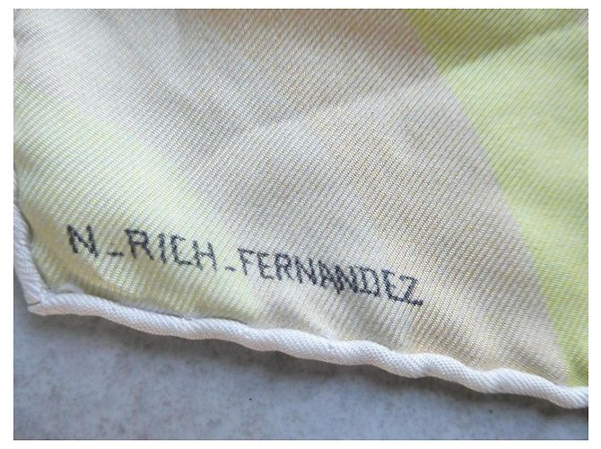 Hermès Carré Marcelina 90x90 en seda multicolor - vista 3