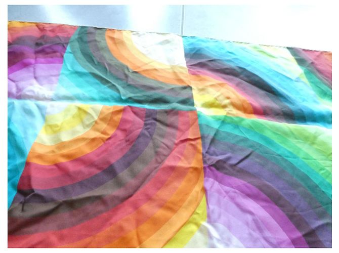 Hermès Carré Marcelina 90x90 en seda multicolor - vista 7