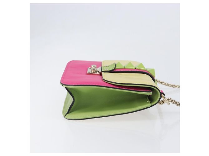 Valentino Garavani Glam Lock Covered Studs Leather Small - vista 3