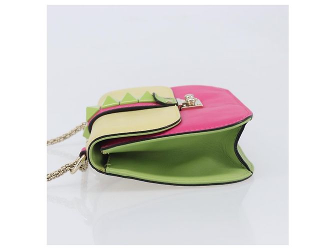 Valentino Garavani Glam Lock Covered Studs Leather Small - vista 4