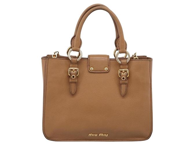 Miu Miu Madras Convertible Lock Leather Medium - Ansicht 2