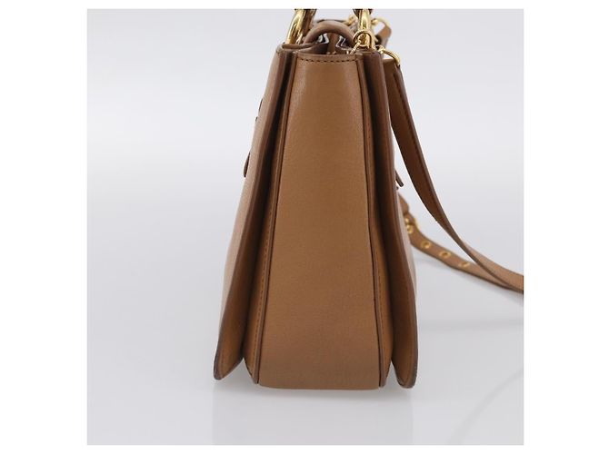 Miu Miu Madras Convertible Lock Leather Medium - Ansicht 3