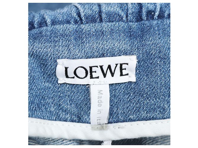 Minifalda cargo con cinturón de denim azul Loewe - vista 5
