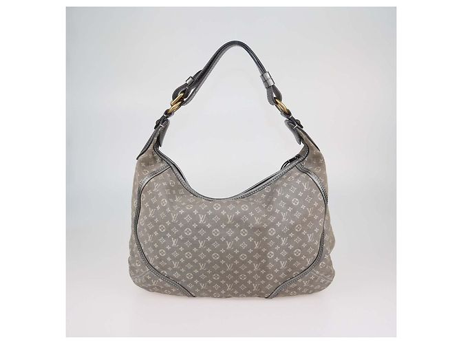 Louis Vuitton Platine Monogram Mini Lin Manon MM Hobo - vista 3