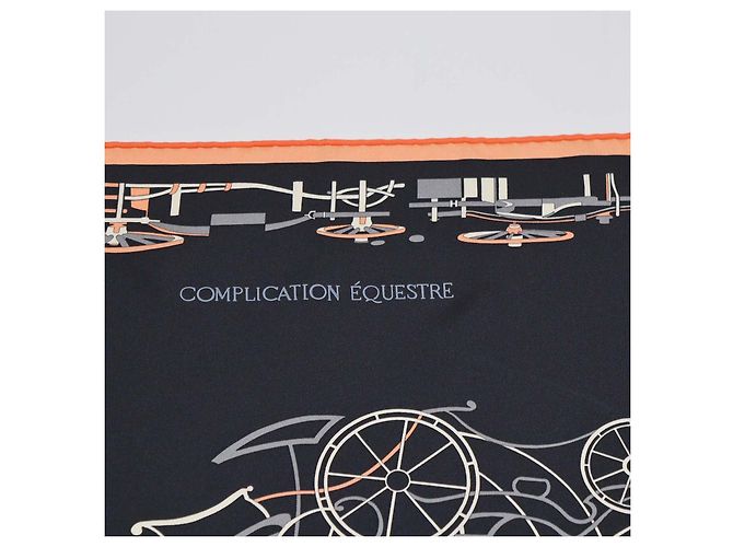 Hermès Hermes Complication Equestre Seidentuch multicolor 90 - Ansicht 4