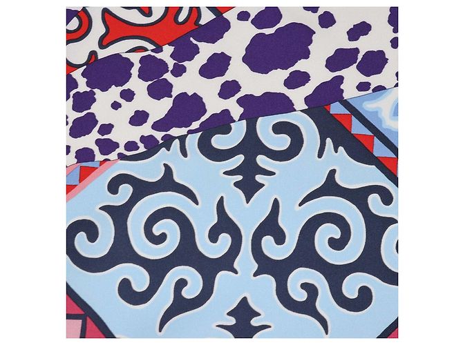 Hermès Foulard Hermes Multicolor Silk Appaloosa des Steppes 90 - vista 4