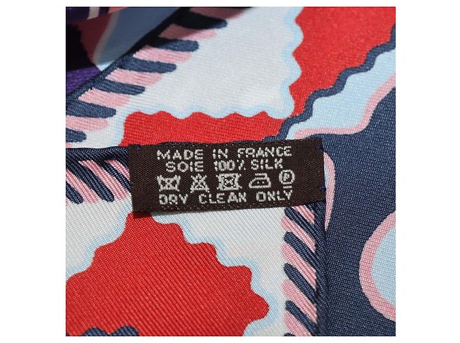 Hermès Foulard Hermes Multicolor Silk Appaloosa des Steppes 90 - vista 7