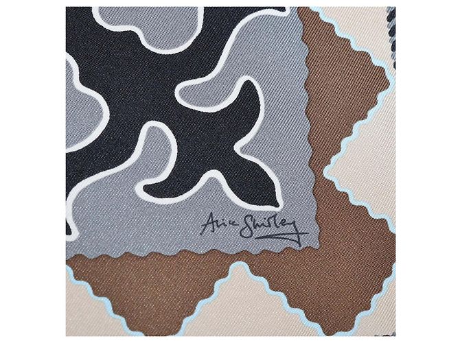 Hermès Foulard Hermes Multicolor Silk Appaloosa des Steppes 90 - vista 6
