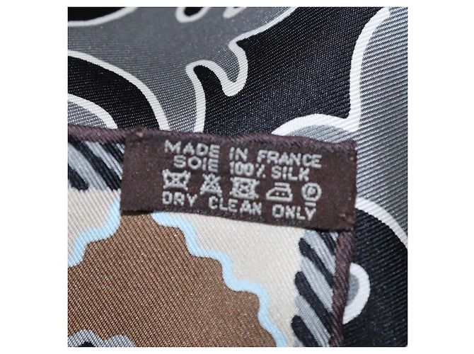 Hermès Foulard Hermes Multicolor Silk Appaloosa des Steppes 90 - vista 8
