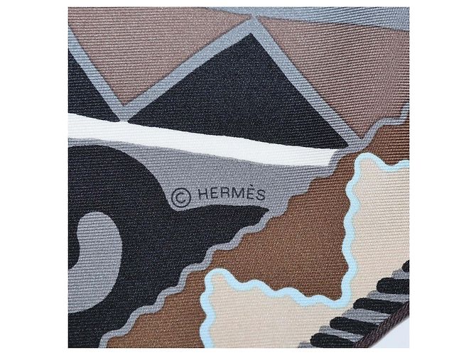 Hermès Foulard Hermes Multicolor Silk Appaloosa des Steppes 90 - vista 9