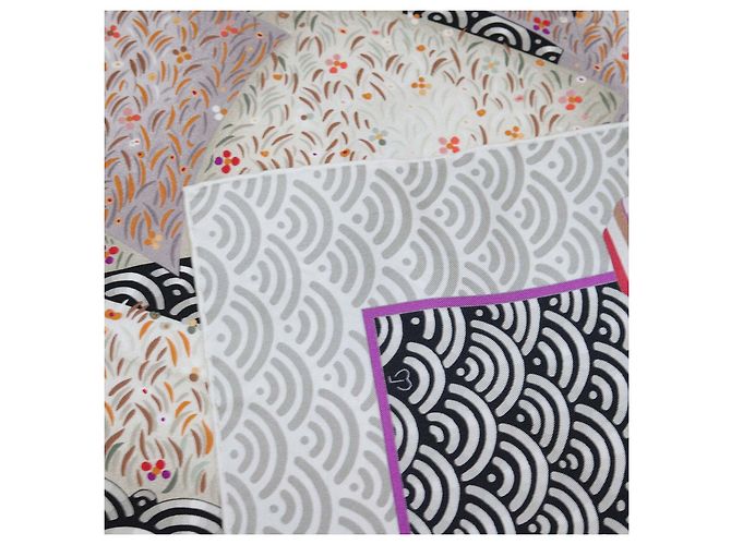 Hermès Foulard Hermes Bateau Fleuri in seta multicolore 90 - vista 6
