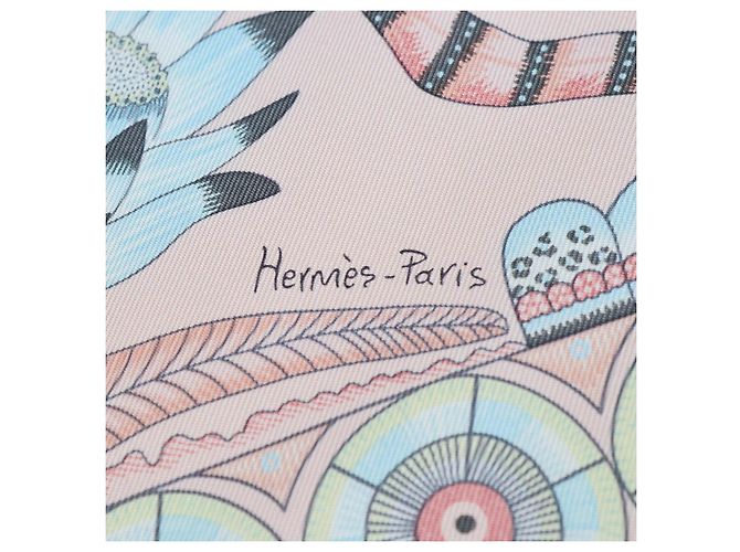 Hermès Lenço de bolso Hermes Multicolor Silk The Savana Dance - vista 2