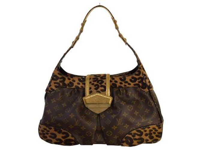 Borsa Hobo Louis Vuitton Stephen Sprouse Leopard Polly Monogram M95282 - vista 19