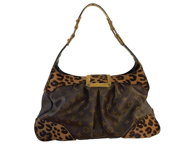 Borsa Hobo Louis Vuitton Stephen Sprouse Leopard Polly Monogram M95282 - vista 4