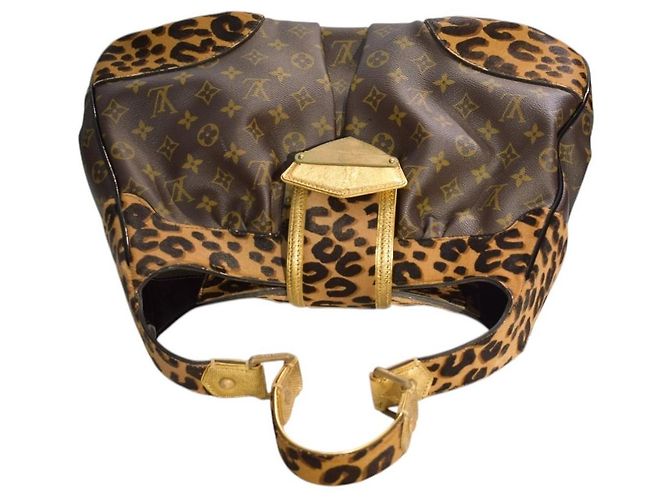 Borsa Hobo Louis Vuitton Stephen Sprouse Leopard Polly Monogram M95282 - vista 7