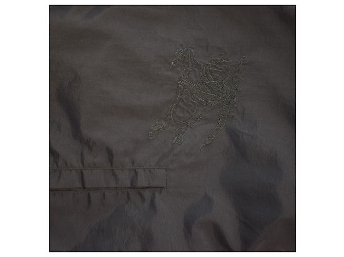 Burberry Giacca Antivento Reversibile Nova Check e Nero - vista 13
