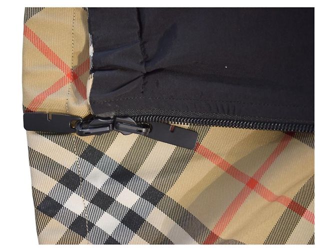 Burberry Giacca Antivento Reversibile Nova Check e Nero - vista 14