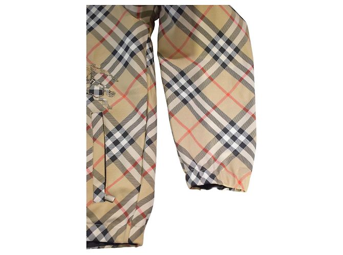 Burberry Giacca Antivento Reversibile Nova Check e Nero - vista 16