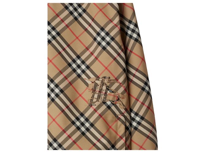 Burberry Giacca Antivento Reversibile Nova Check e Nero - vista 5