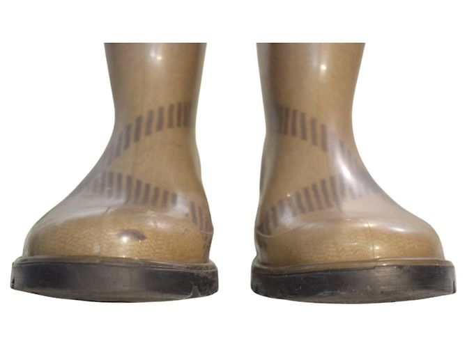 Stivali antipioggia Burberry Nova Check Beige EU 37 - vista 9