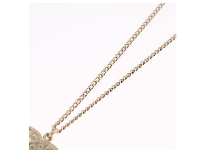Pendente Chanel Multi-Logo inciso CC in metallo con cristalli - vista 6