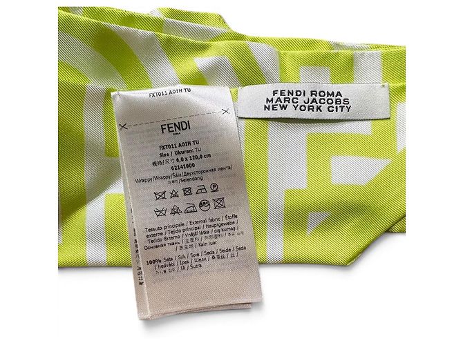 Fendi x Marc Jacobs Pañuelo Wrappy de Seda - vista 3
