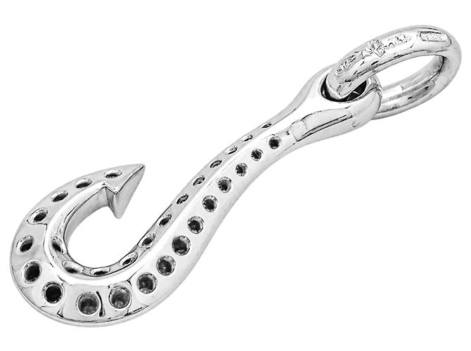 Pendente Pomellato, "Amo", oro bianco e diamanti. - vista 4