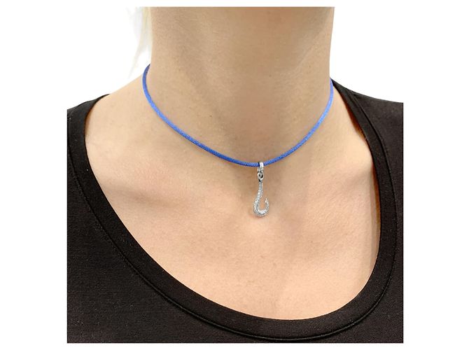 Pendente Pomellato, "Amo", oro bianco e diamanti. - vista 5