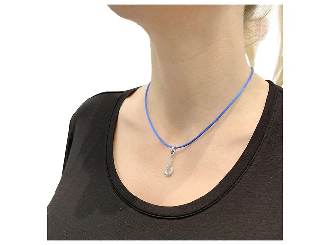 Pendente Pomellato, "Amo", oro bianco e diamanti. - vista 6