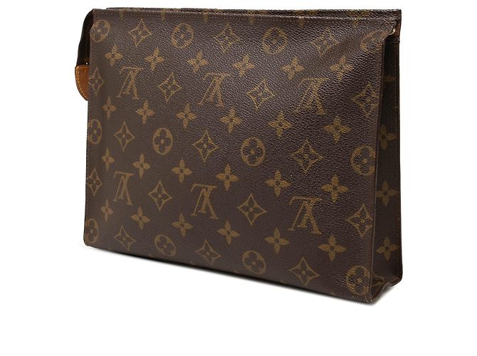 Necessaire 26 Louis Vuitton Monogram marrone Borsa clutch - vista 2