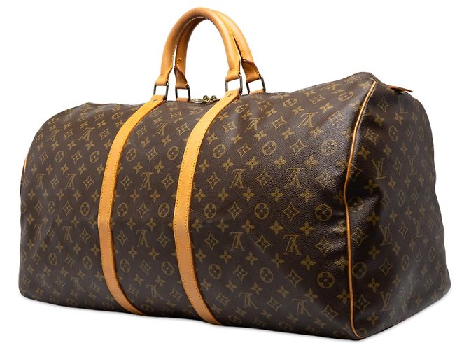 Borsa da viaggio Louis Vuitton Monogram Keepall 60 Marrone - vista 2