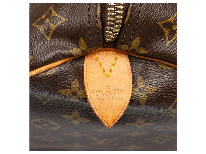 Borsa da viaggio Louis Vuitton Monogram Keepall 60 Marrone - vista 5
