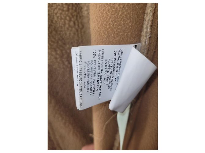 Autre Marque Abrigo Teddy Shearling Off-White Sz.38 de segunda mano - vista 6