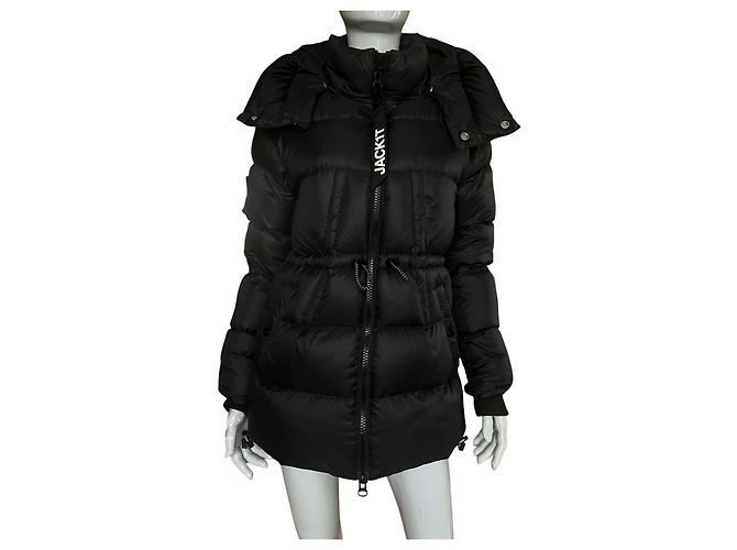 Autre Marque Chaqueta acolchada Jack1T negra de nylon - vista 7