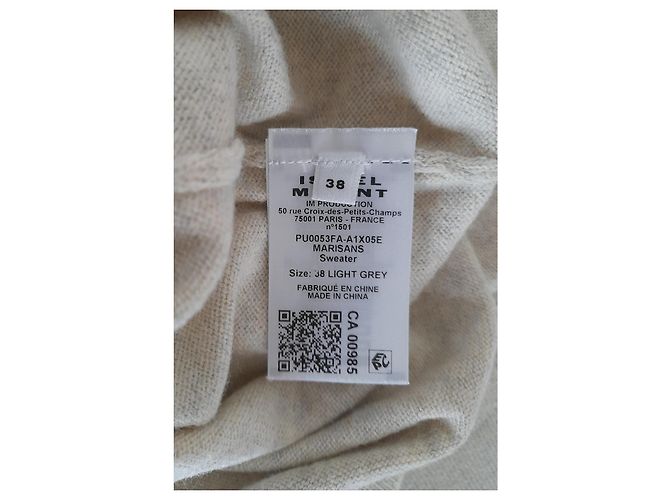 Isabel Marant Etoile Woll-Baumwoll-Pullover beige - Ansicht 5