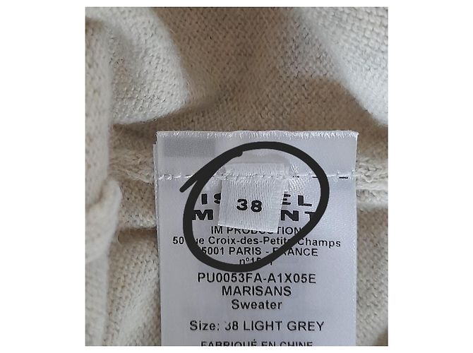 Isabel Marant Etoile Woll-Baumwoll-Pullover beige - Ansicht 6
