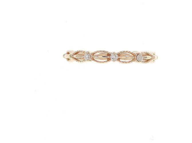 Autre Marque agete K10 Pink Gold Diamantring - Ansicht 2