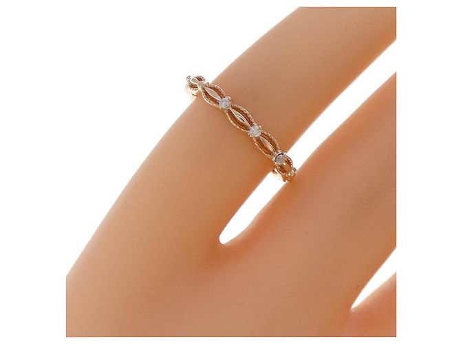 Autre Marque agete K10 Pink Gold Diamantring - Ansicht 5