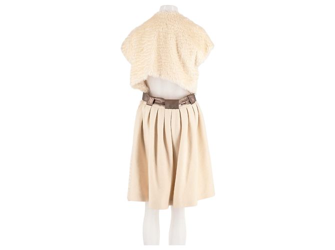 Autre Marque NOBI TALAI Midikleid Weiß - Ansicht 2