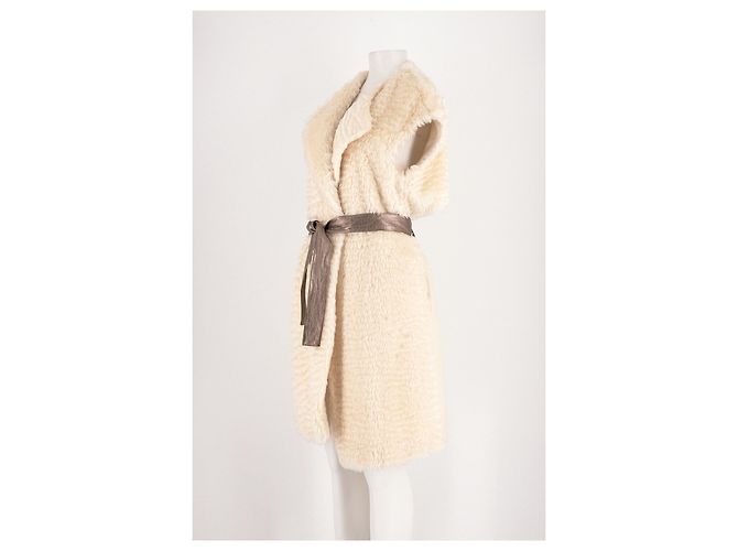 Autre Marque NOBI TALAI Midikleid Weiß - Ansicht 4