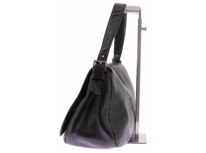 Prada Borsa a tracolla in pelle nera - vista 4