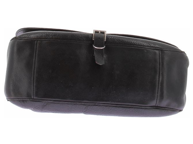 Prada Borsa a tracolla in pelle nera - vista 6