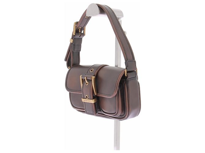Michael Kors Braune Ledertasche "Colby" - Ansicht 2