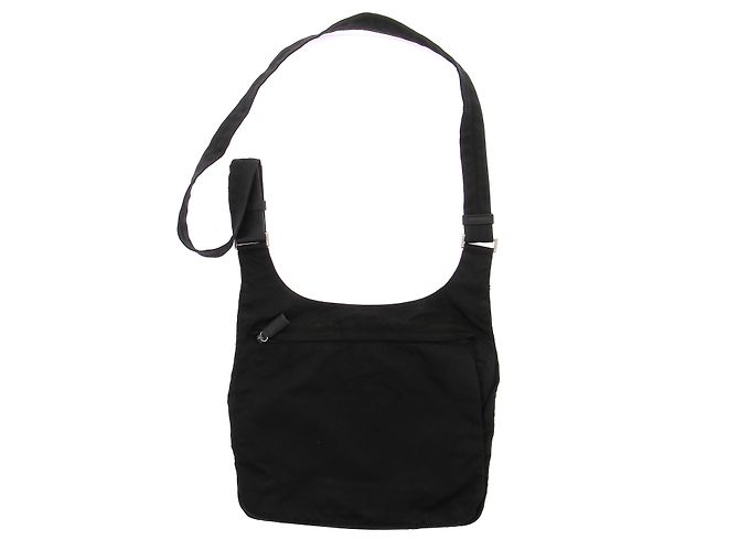 Prada Borsa a tracolla in nylon nero - vista 2